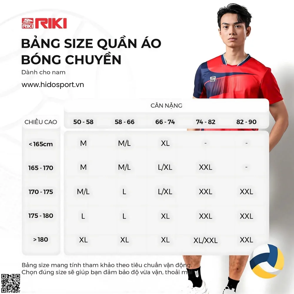 (TITLE)% Quần Áo Bóng Chuyền Thiết Kế Chính Hãng RIKI LAI 2025 - Size Nam