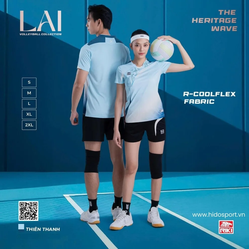 (TITLE)% Quần Áo Bóng Chuyền Thiết Kế Chính Hãng RIKI LAI 2025 - Thiên Thanh