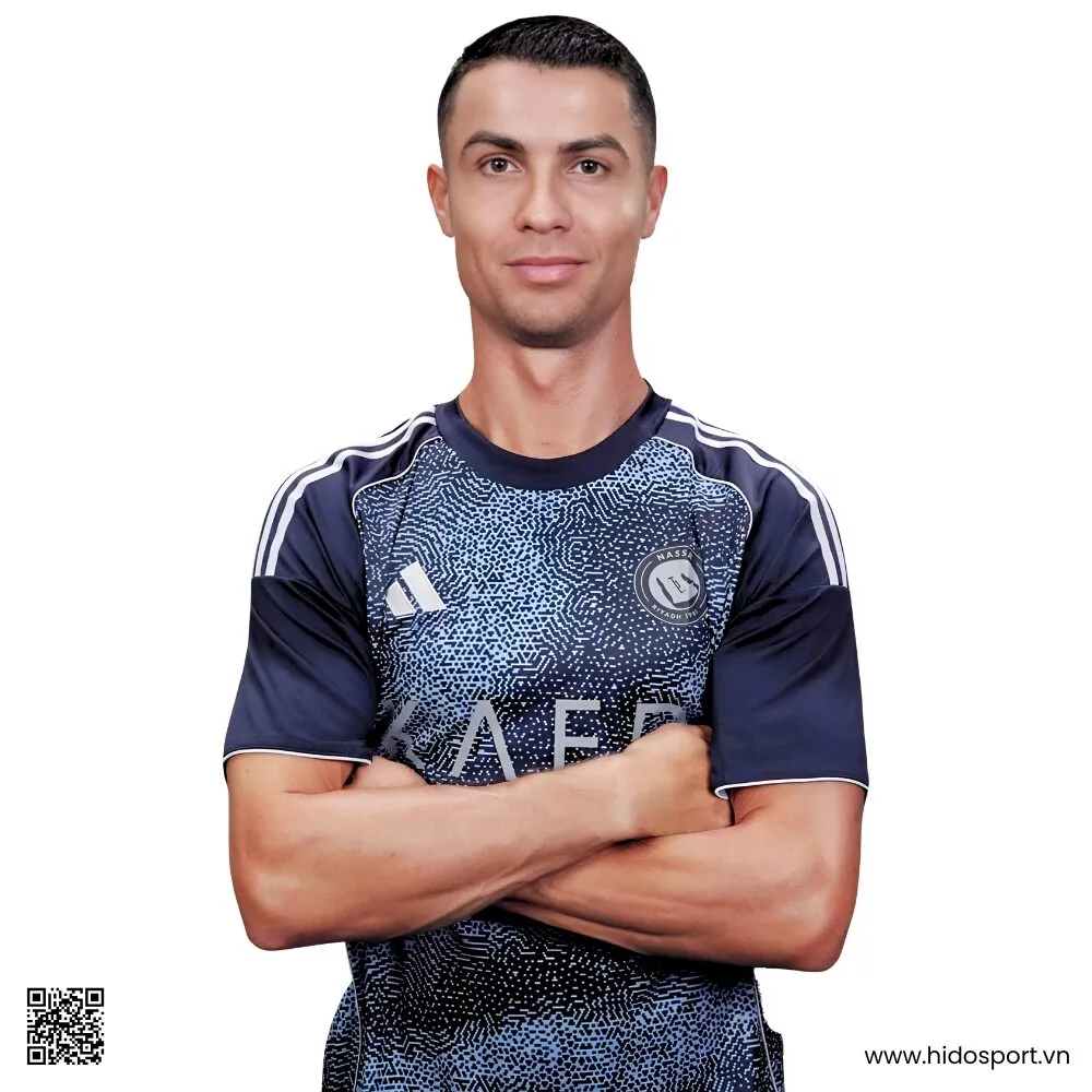 Quần Áo Bóng Đá Al Nassr Sân Khách 25/26 Màu Xanh - HIDO SPORT