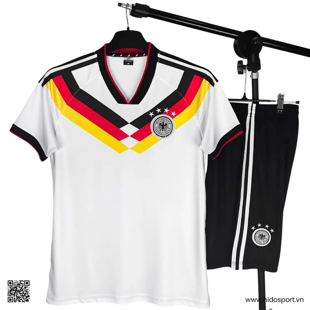 Quần Áo Bóng Đá Đức Sân Nhà World Cup 2026 - Màu Trắng - HIDO SPORT