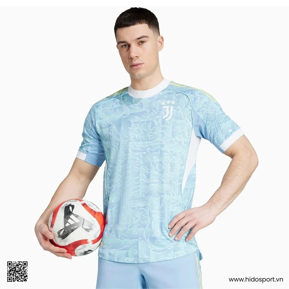 Quần Áo Bóng Đá Juventus Sân Khách 25/26 Màu Xanh - HIDO SPORT