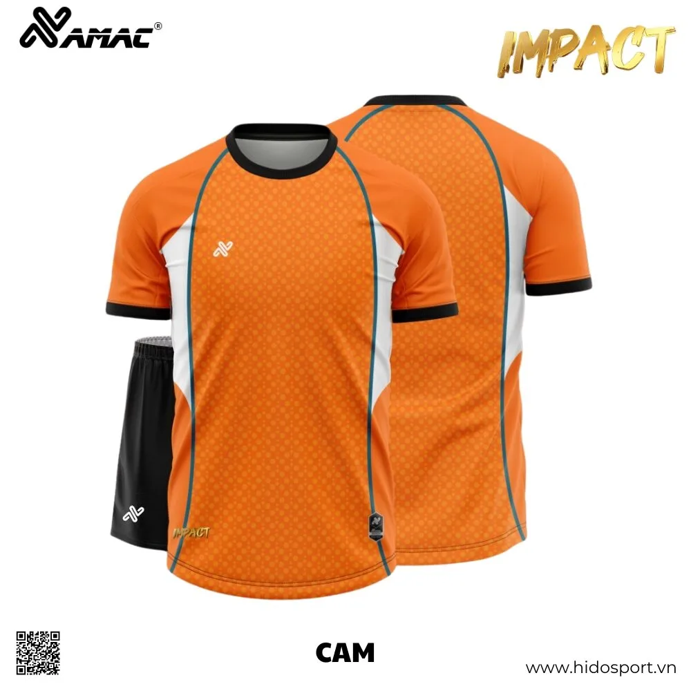 (TITLE)% BST 8 MÀU - Quần Áo Bóng Đá Thiết Kế Chính Hãng AMAC IMPACT 2025 - Cam