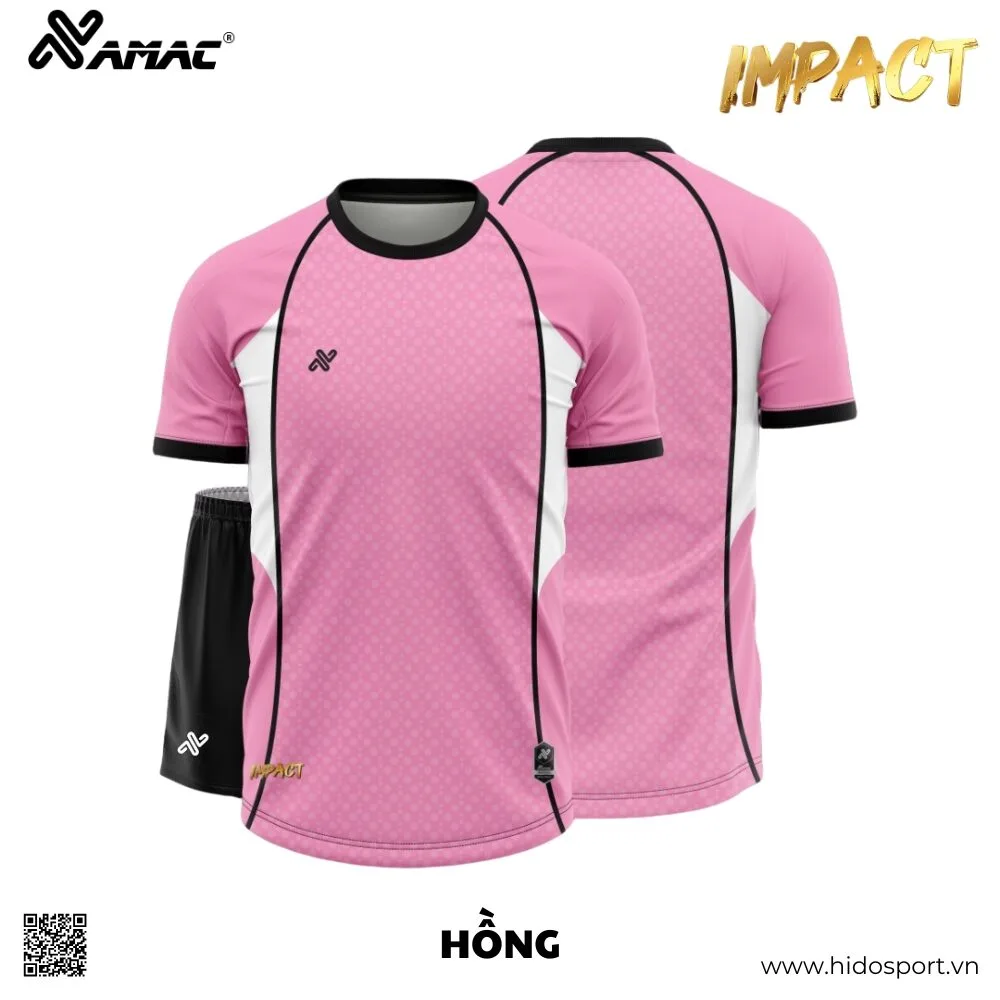 (TITLE)% BST 8 MÀU - Quần Áo Bóng Đá Thiết Kế Chính Hãng AMAC IMPACT 2025 - Hồng