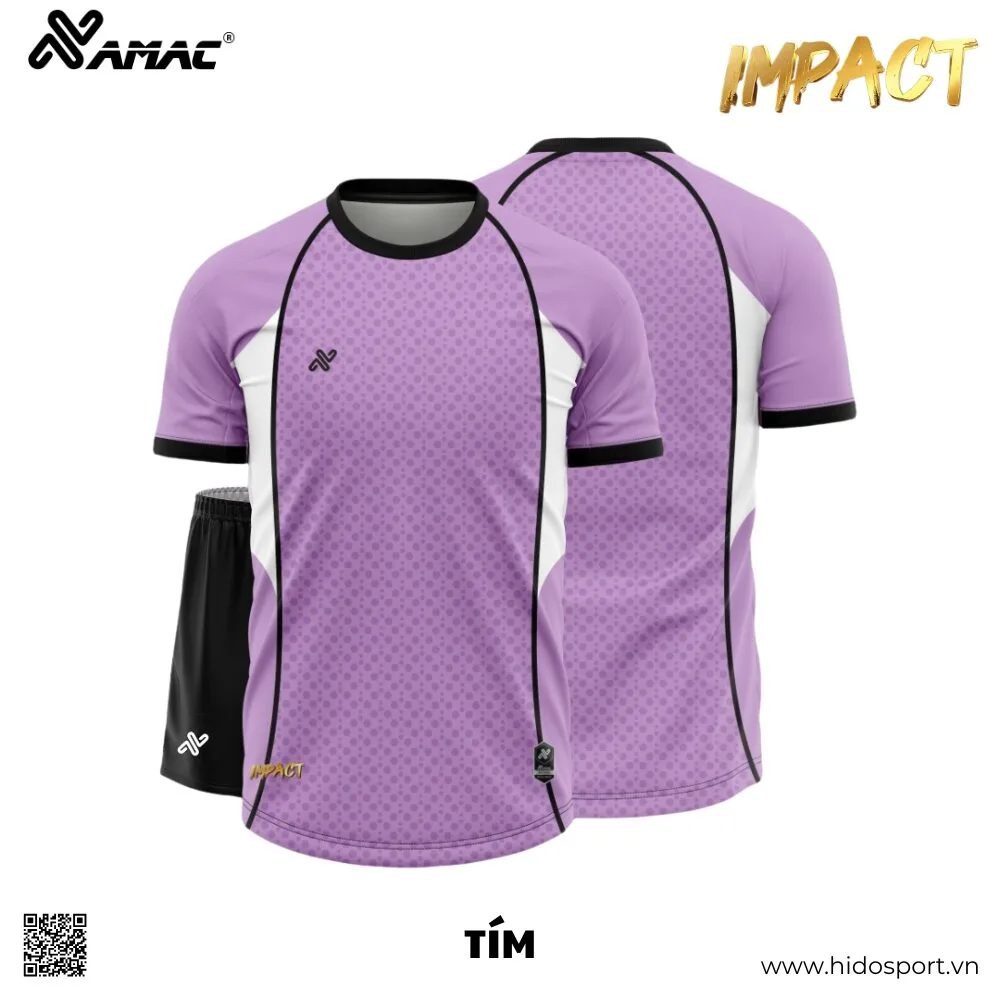 (TITLE)% BST 8 MÀU - Quần Áo Bóng Đá Thiết Kế Chính Hãng AMAC IMPACT 2025 - Tím