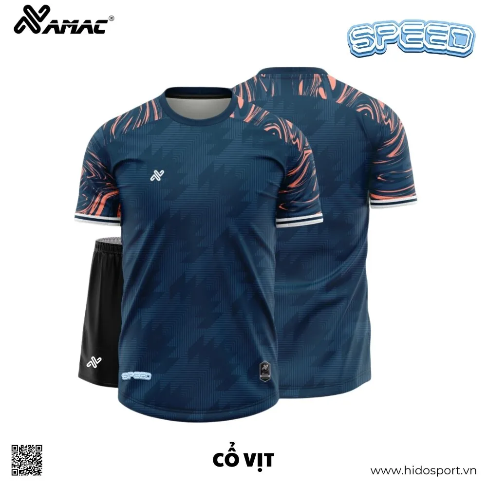 (TITLE)% Quần Áo Bóng Đá Thiết Kế Chính Hãng AMAC SPEED 2025 - Cổ Vịt