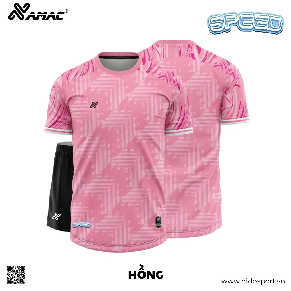 (TITLE)% Quần Áo Bóng Đá Thiết Kế Chính Hãng AMAC SPEED 2025 - Hồng