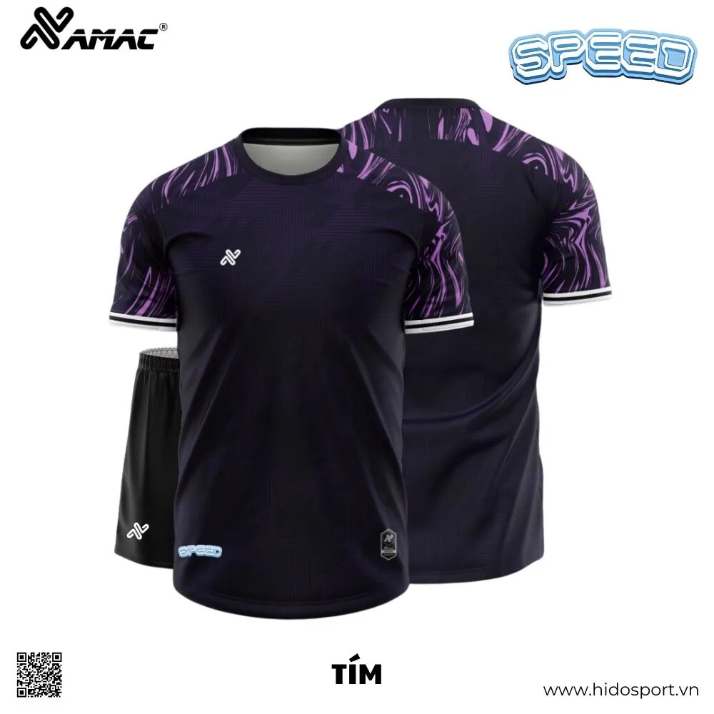 (TITLE)% Quần Áo Bóng Đá Thiết Kế Chính Hãng AMAC SPEED 2025 - Tím