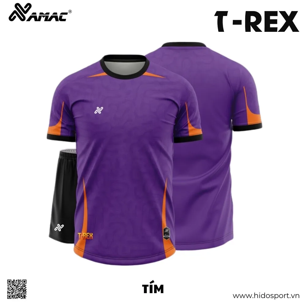(TITLE)% BST 7 MÀU - Quần Áo Bóng Đá Thiết Kế Chính Hãng AMAC T-REX 2025 - Tím