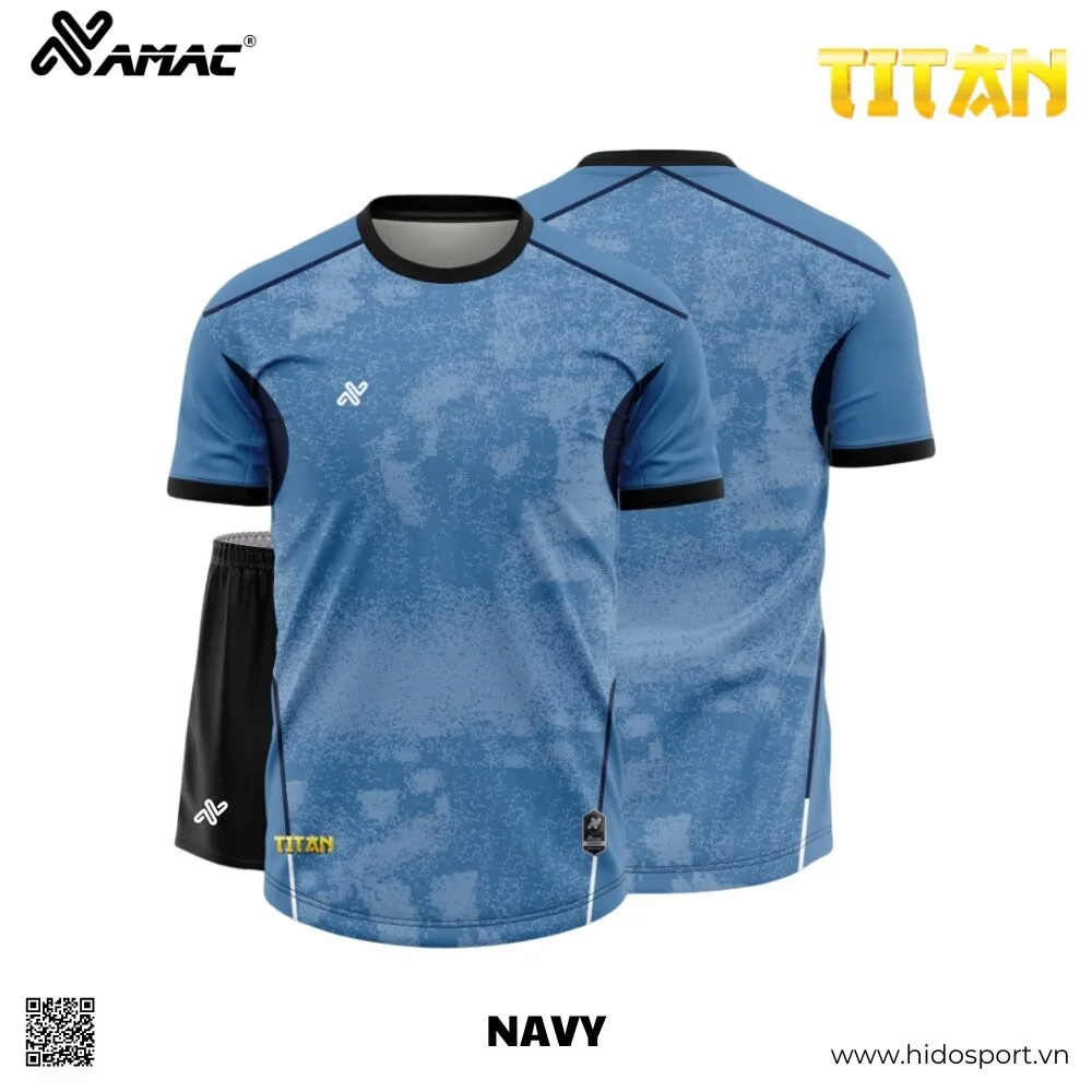 (TITLE)% Quần Áo Bóng Đá Thiết Kế Chính Hãng Amac TITAN 2025 - Navy