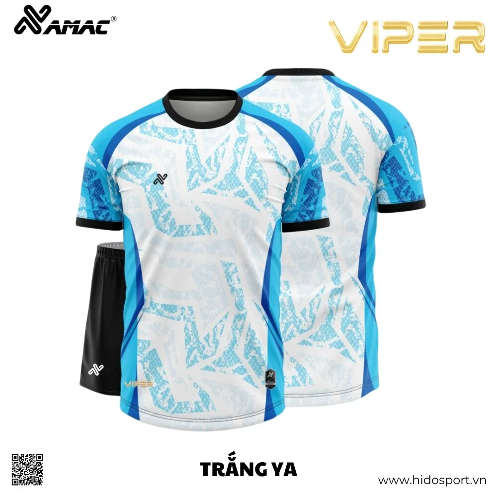 (TITLE)% Quần Áo Bóng Đá Thiết Kế Chính Hãng Amac VIPER 2025 - Trắng YA