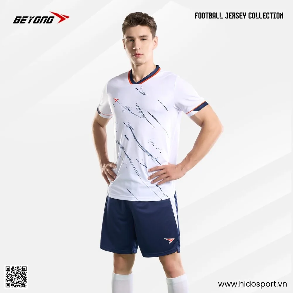(TITLE)% BST 4 MÀU - Quần Áo Bóng Đá Thiết Kế Chính Hãng BEYONO GAIN 2025 - Trắng
