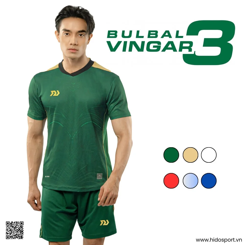 BST 6 MÀU - Quần Áo Bóng Đá Thiết Kế Chính Hãng BULBAL VINGAR 3 2025 - HIDO SPORT