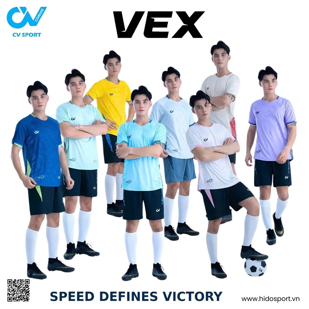 Quần Áo Bóng Đá Thiết Kế Chính Hãng CV VEX 2025 - HIDO SPORT