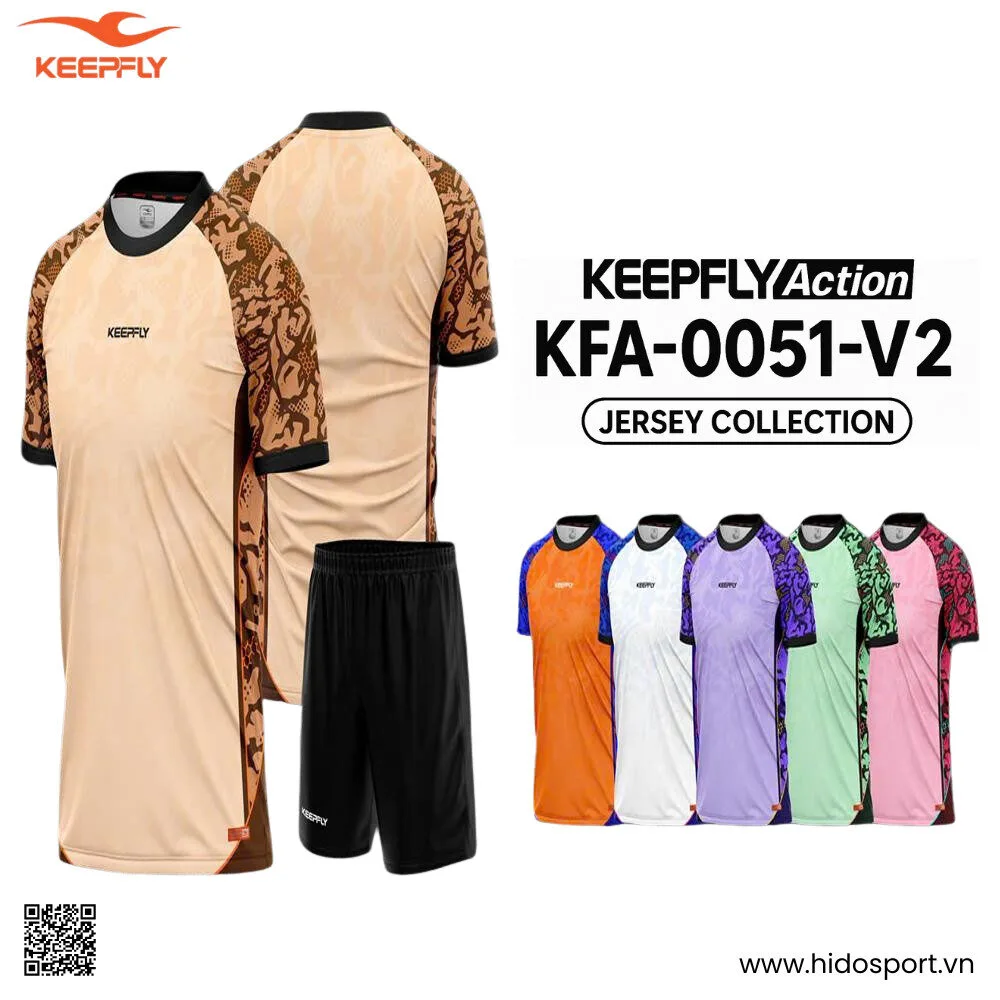 Quần Áo Bóng Đá Thiết Kế Chính Hãng KFA-0051-V2 KEEPFLY ACTION 2025 - HIDO SPORT