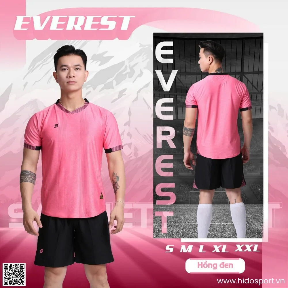(TITLE)% BST 6 MÀU - Quần Áo Bóng Đá Thiết Kế Chính Hãng SAO VIỆT EVEREST 2025 - Hồng