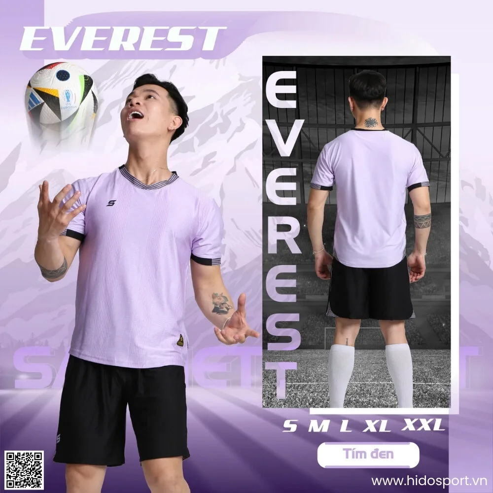 (TITLE)% BST 6 MÀU - Quần Áo Bóng Đá Thiết Kế Chính Hãng SAO VIỆT EVEREST 2025 - Tím