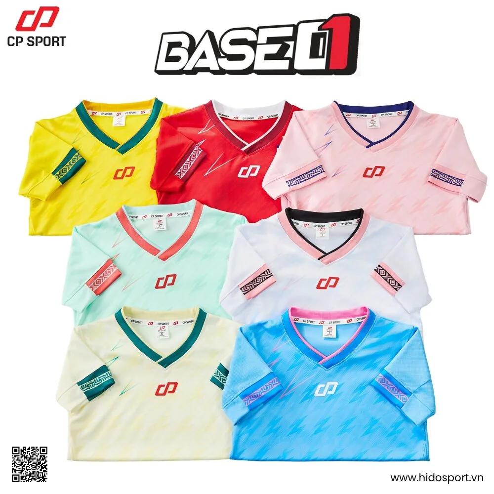 BST 7 MÀU - Quần Áo Bóng Đá Trẻ Em Thiết Kế Chính Hãng CP BASE 01 2025 - HIDO SPORT