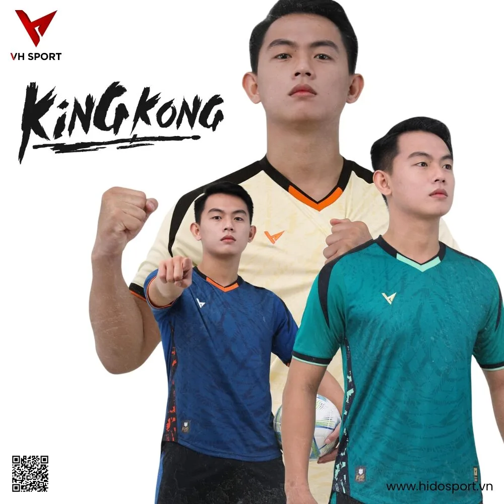 Quần áo đá banh không logo VH King Kong - HIDO SPORT