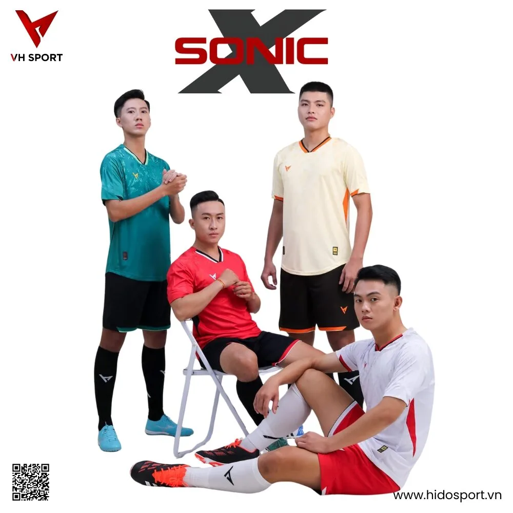 Quần áo đá banh không logo VH Sonic - HIDO SPORT