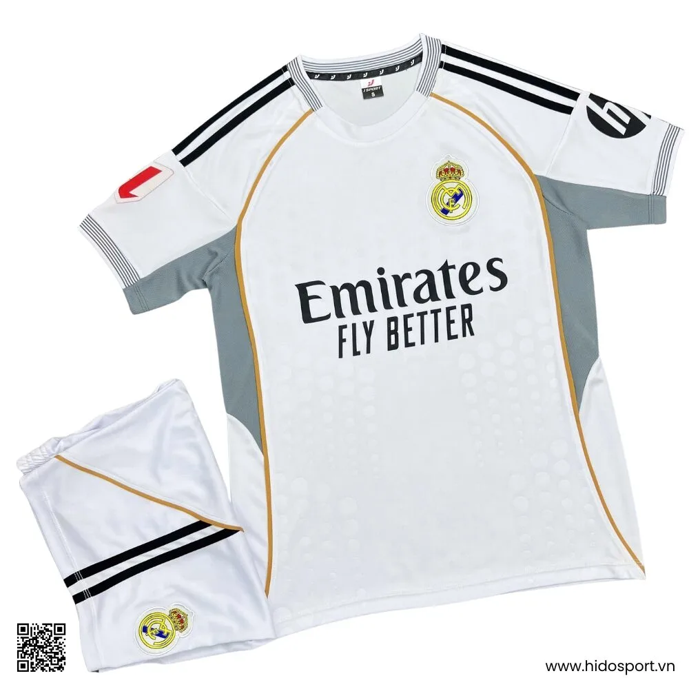 (TITLE)% Quần Áo Real Madrid Màu Trắng Sân Nhà 2025-2026 - 1