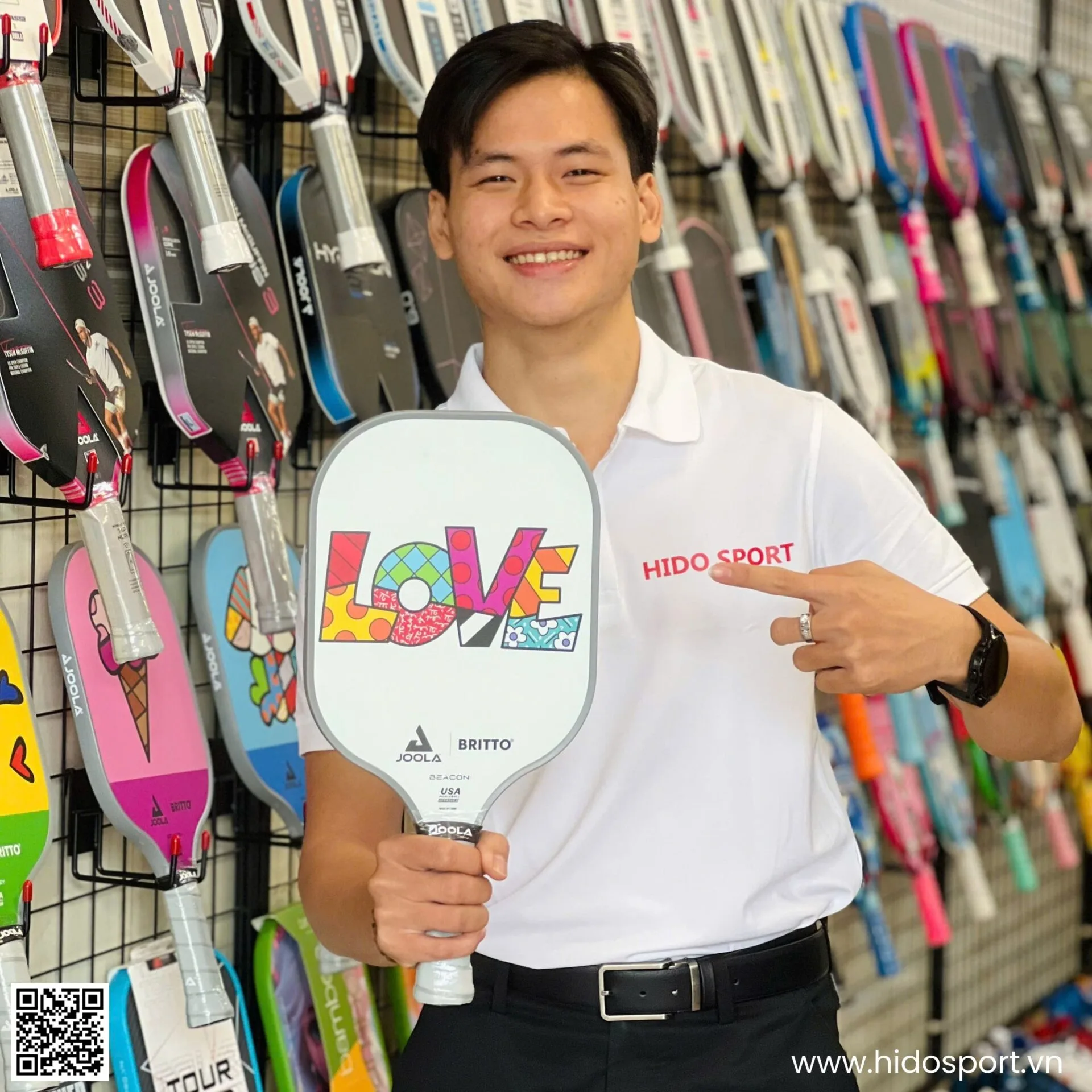 Vot Pickleball Tre Em Joola Britto Love 100 Chinh Hang 001