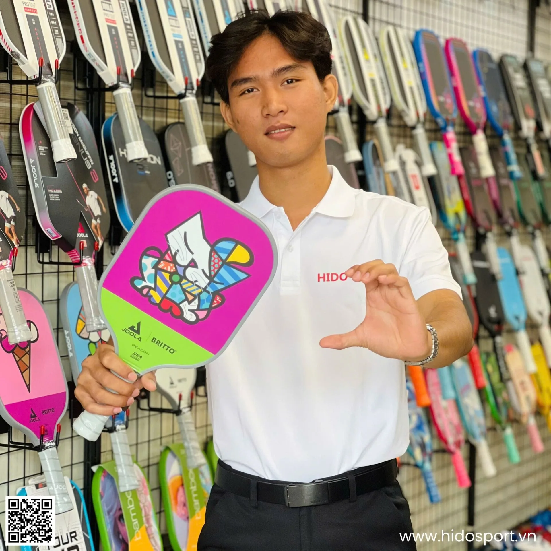 Vot Pickleball Tre Em Joola Britto Squeaki 100 Chinh Hang 001