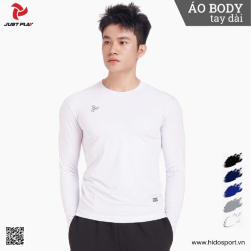 BST 5 MÀU - Áo Body Thể Thao Just Play Chính Hãng 2025 - HIDO SPORT