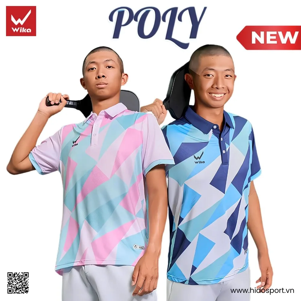 Áo Polo Thể Thao Quang Dương Wika Poly Chính Hãng 2025 - HIDO SPORT
