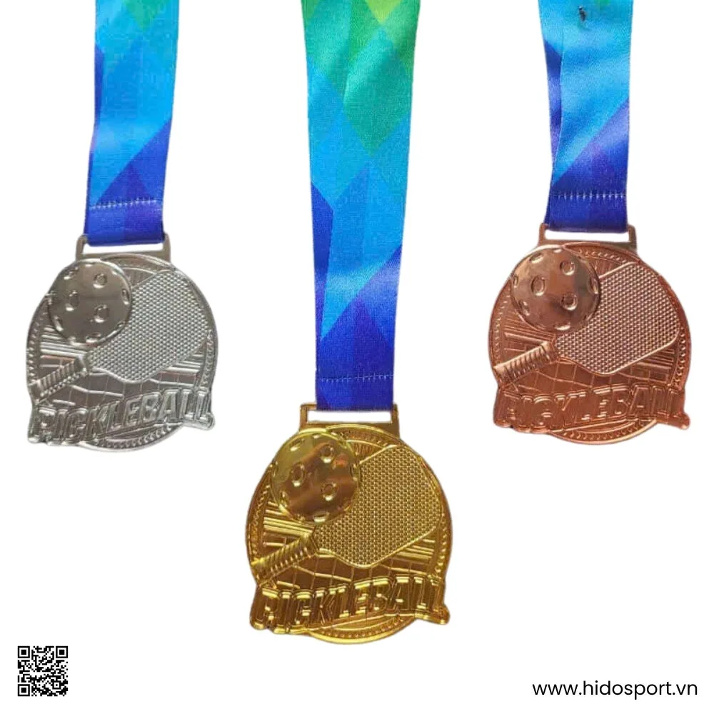 Huy Chương Pickleball Vàng Bạc Đồng Đẹp 2025 - HIDO SPORT