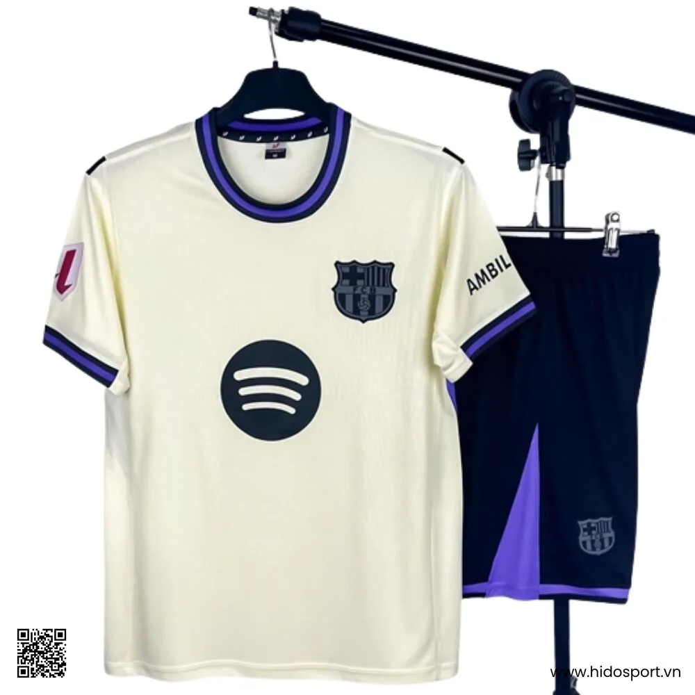 Quần Áo Barcelona Màu Vàng Sân Khách 2025-2026 - HIDO SPORT