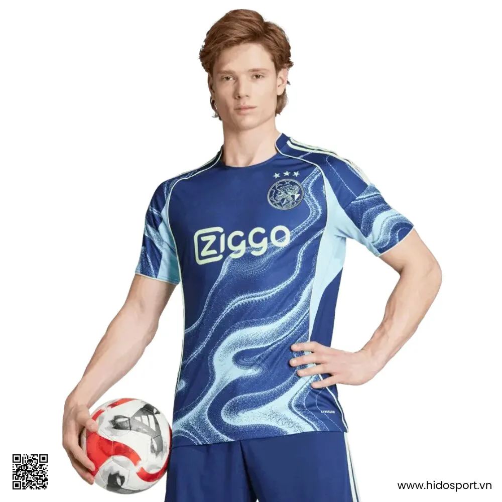 Quần Áo Bóng Đá Ajax Sân Khách 25/26 Màu Xanh - HIDO SPORT
