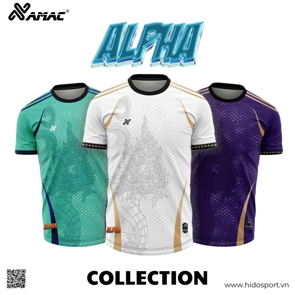 BST 8 MÀU - Quần Áo Bóng Đá Thiết Kế Chính Hãng AMAC ALPHA 2025 - HIDO SPORT