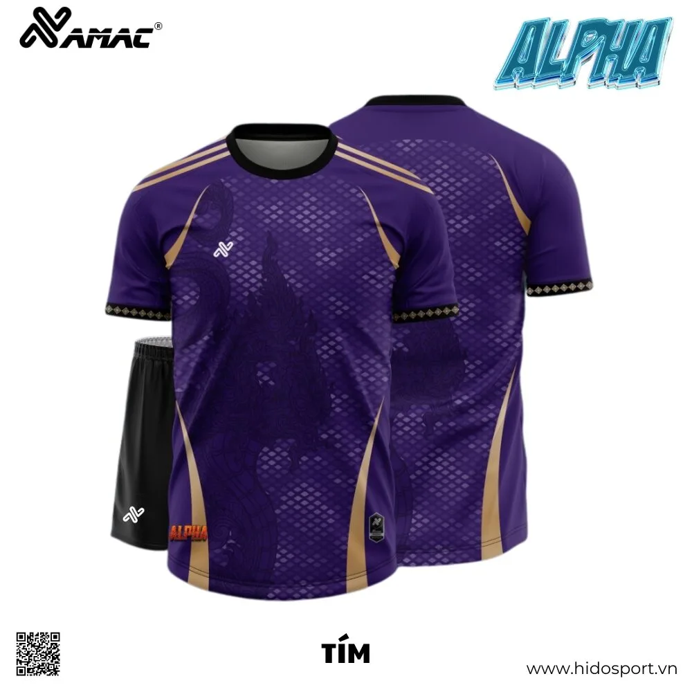 (TITLE)% BST 8 MÀU - Quần Áo Bóng Đá Thiết Kế Chính Hãng AMAC ALPHA 2025 - Tím