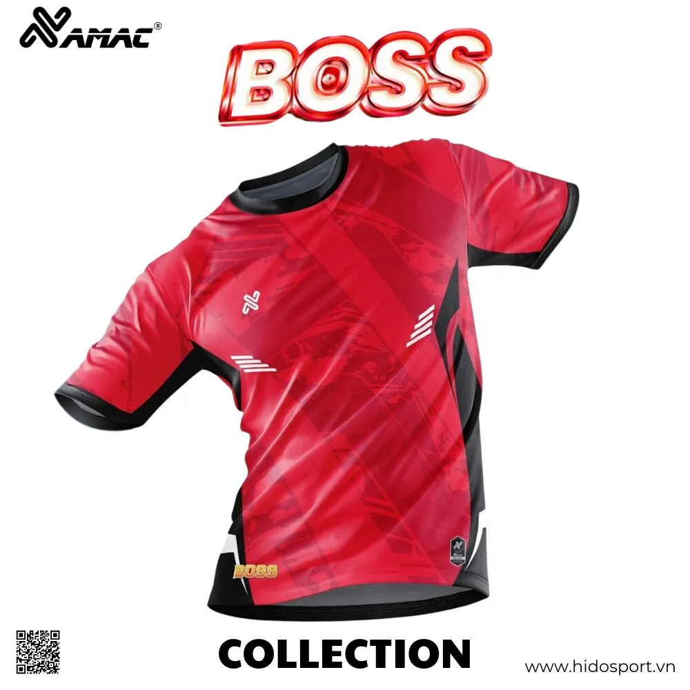 BST 9 MÀU - Quần Áo Bóng Đá Thiết Kế Chính Hãng AMAC BOSS 2025 - HIDO SPORT