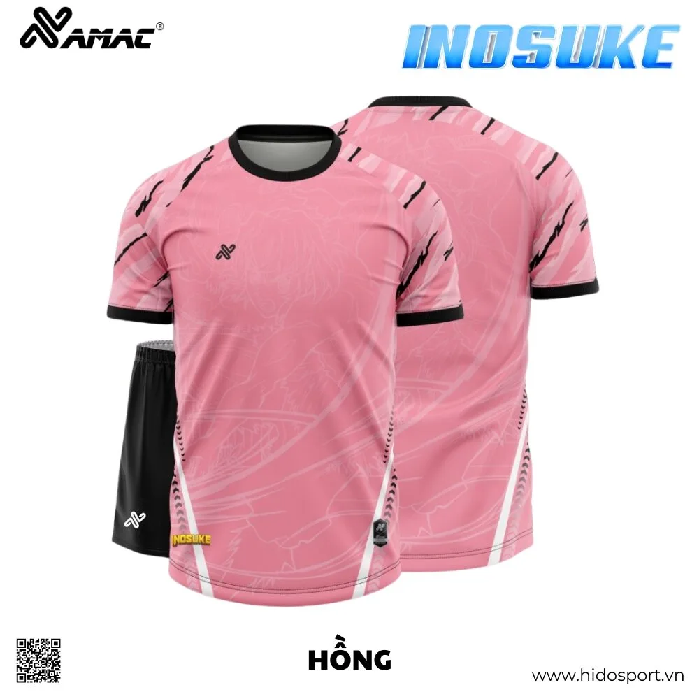 (TITLE)% BST 8 MÀU - Quần Áo Bóng Đá Thiết Kế Chính Hãng AMAC INOSUKE 2025 - Hồng