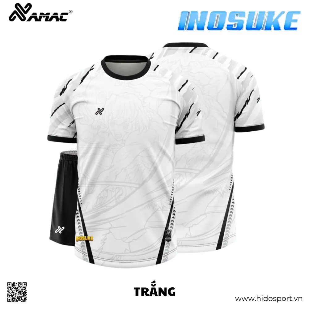 (TITLE)% BST 8 MÀU - Quần Áo Bóng Đá Thiết Kế Chính Hãng AMAC INOSUKE 2025 - Trắng