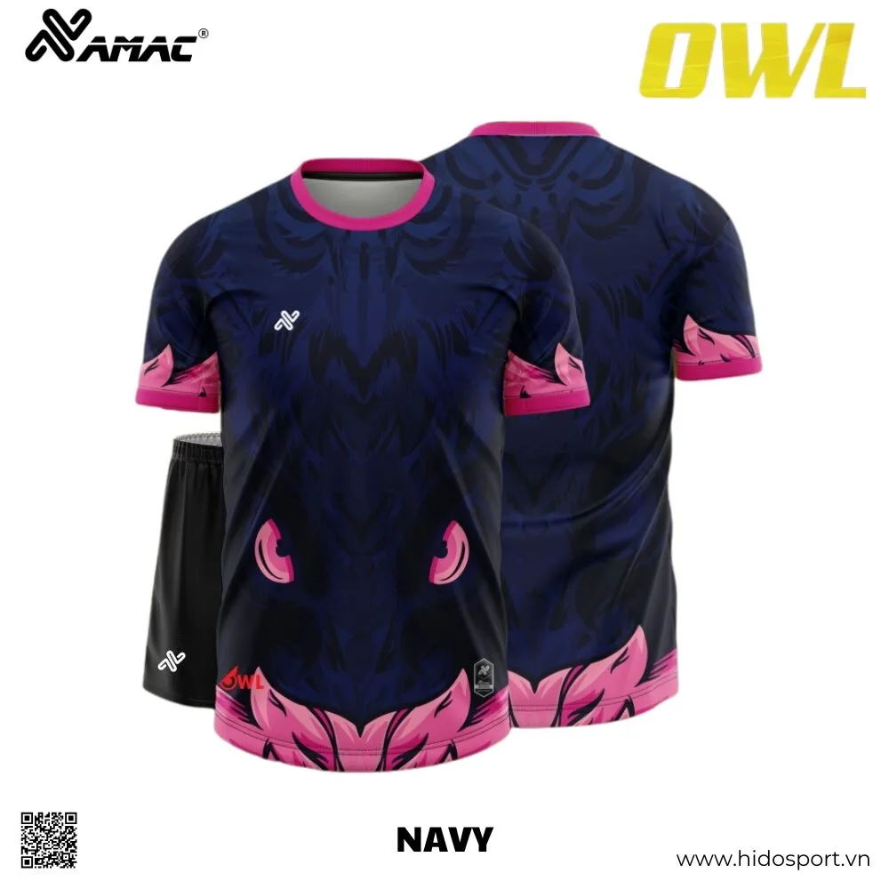 (TITLE)% BST 8 MÀU - Quần Áo Bóng Đá Thiết Kế Chính Hãng AMAC OWL 2025 - Navy