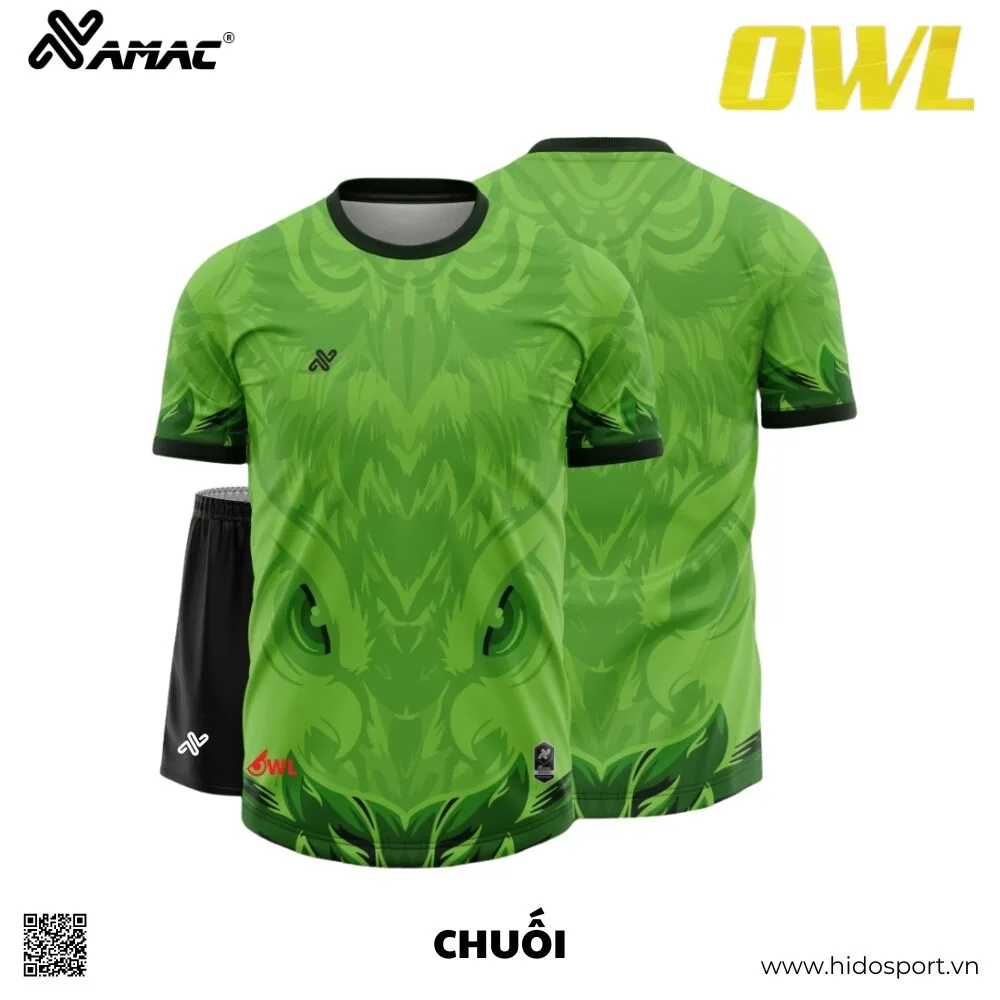 (TITLE)% BST 8 MÀU - Quần Áo Bóng Đá Thiết Kế Chính Hãng AMAC OWL 2025 - Xanh Chuối