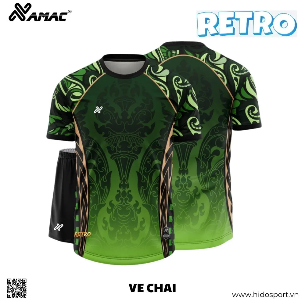 (TITLE)% BST 9 MÀU - Quần Áo Bóng Đá Thiết Kế Chính Hãng AMAC RETRO 2025 - Ve Chai