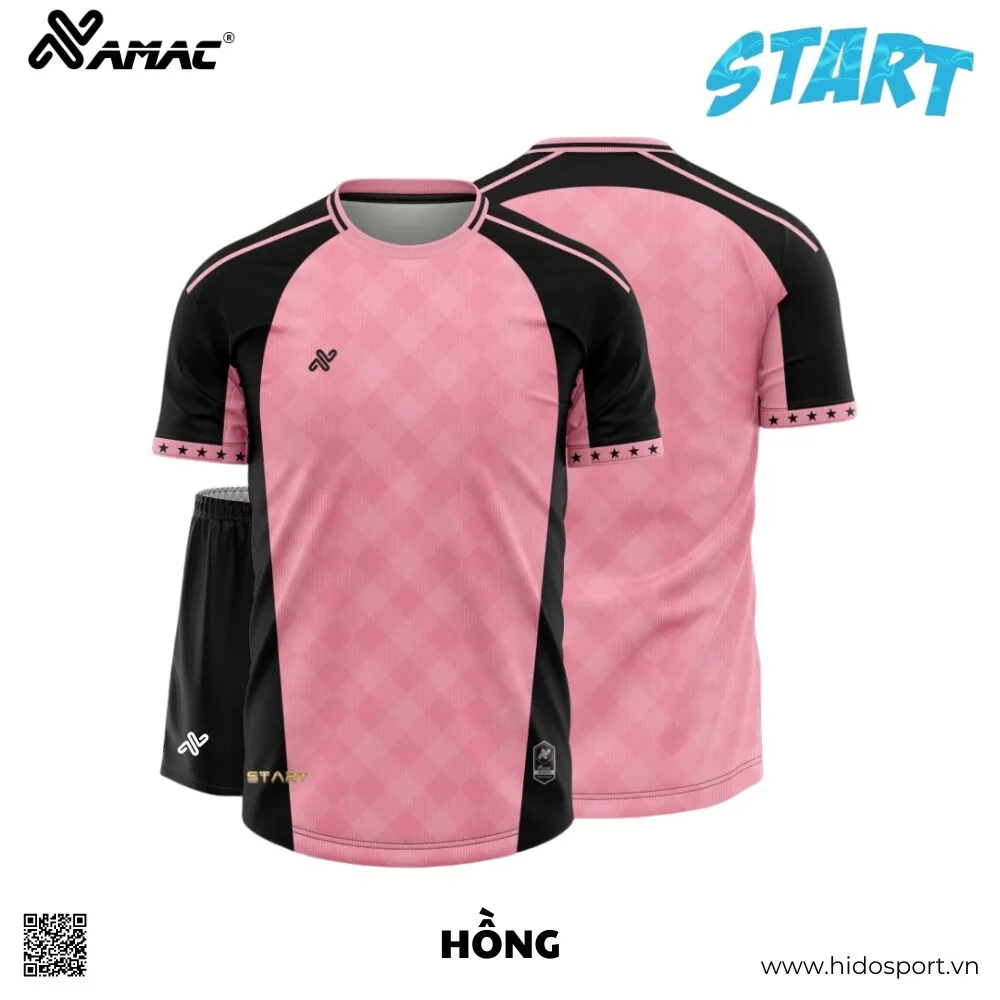 (TITLE)% BST 8 MÀU - Quần Áo Bóng Đá Thiết Kế Chính Hãng AMAC START 2025 - Hồng
