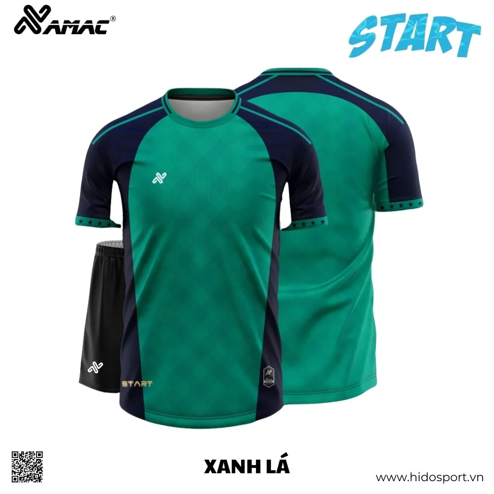 (TITLE)% BST 8 MÀU - Quần Áo Bóng Đá Thiết Kế Chính Hãng AMAC START 2025 - Xanh Lá
