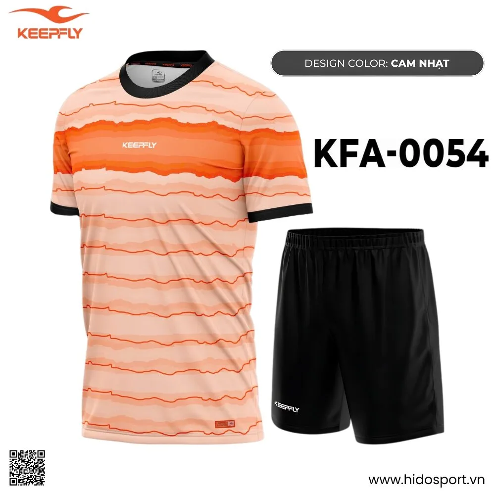 (TITLE)% BST 8 MÀU - Quần Áo Bóng Đá Thiết Kế Chính Hãng KFA-0054 KEEPFLY ACTION 2025 - Cam