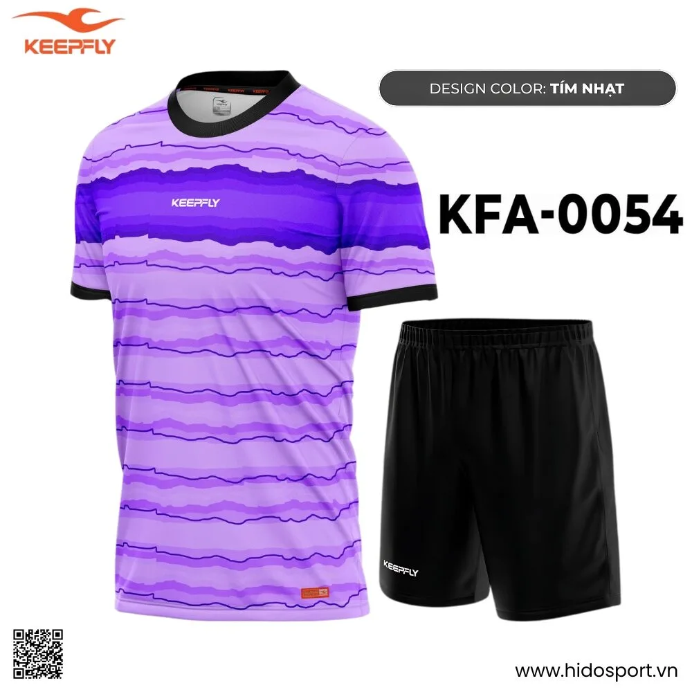 (TITLE)% BST 8 MÀU - Quần Áo Bóng Đá Thiết Kế Chính Hãng KFA-0054 KEEPFLY ACTION 2025 - Tím