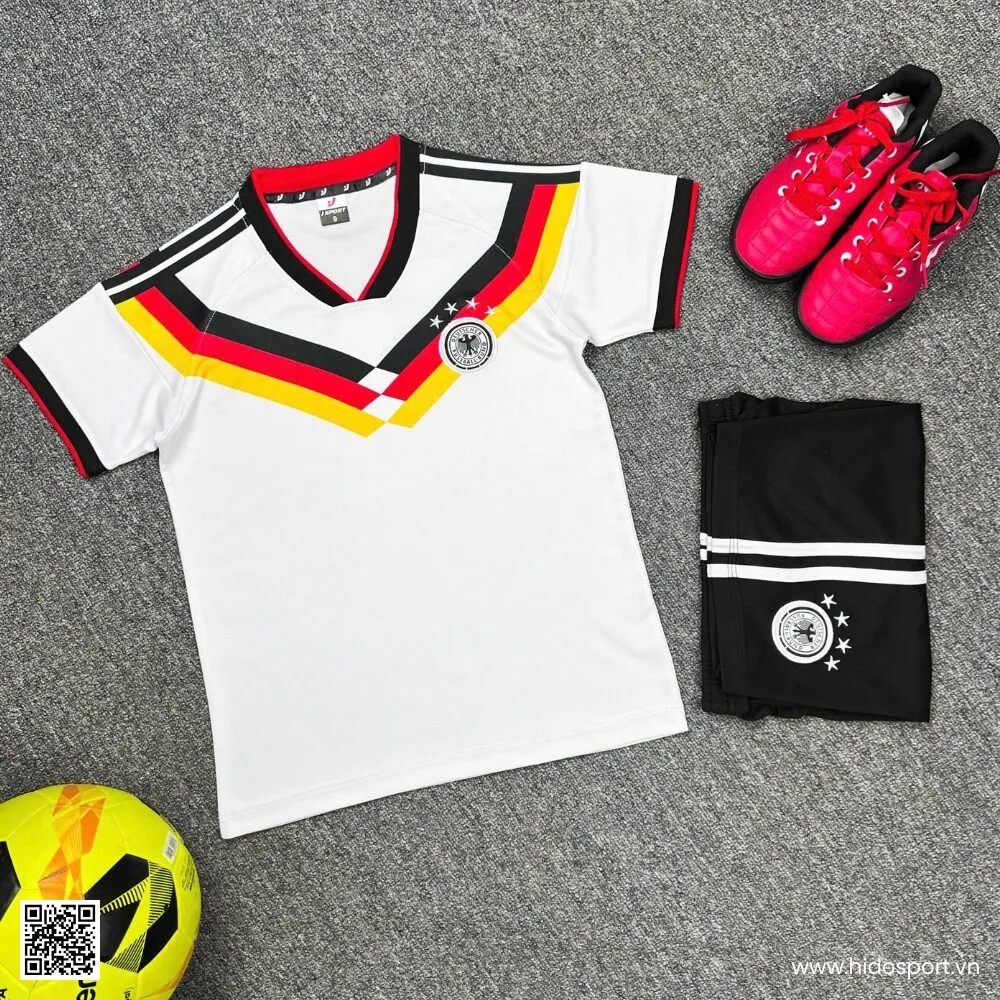 Quần Áo Bóng Đá Trẻ Em Đức Sân Nhà World Cup 2026 - HIDO SPORT
