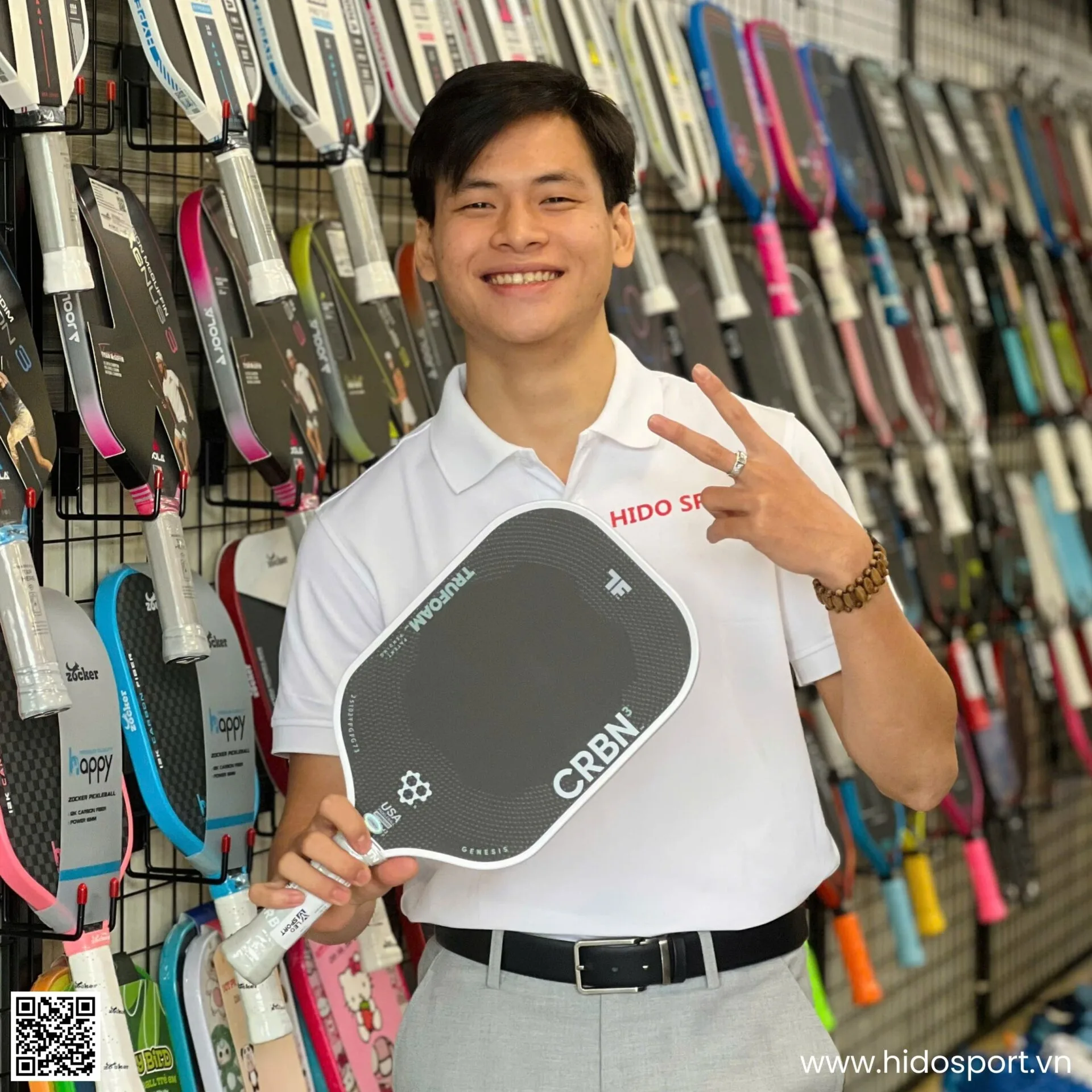 Vot Pickleball Crbn Trufoam Hybrid 14mm Chinh Hang 001