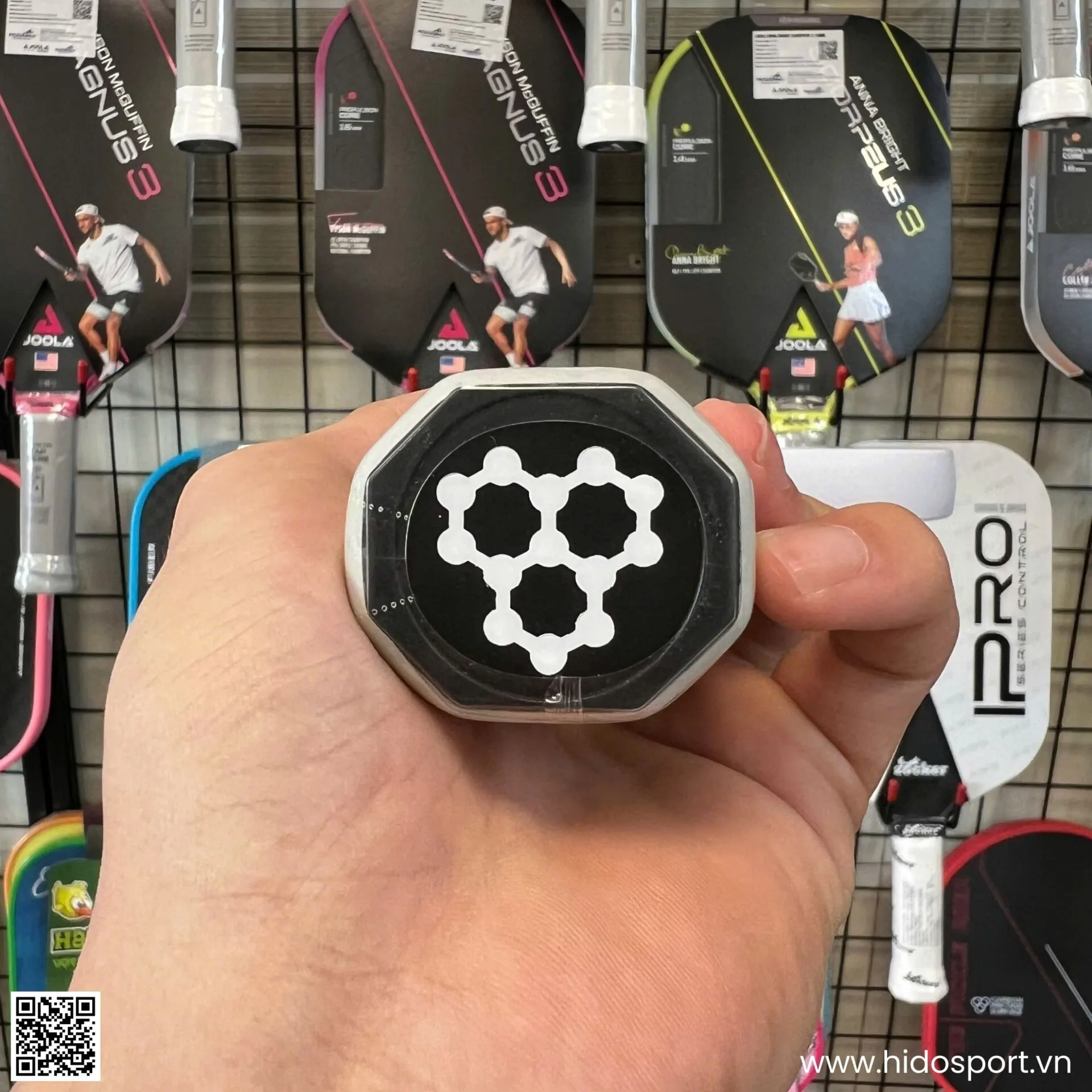 (TITLE)% Vot Pickleball Crbn Trufoam Hybrid 14mm Chinh Hang 003