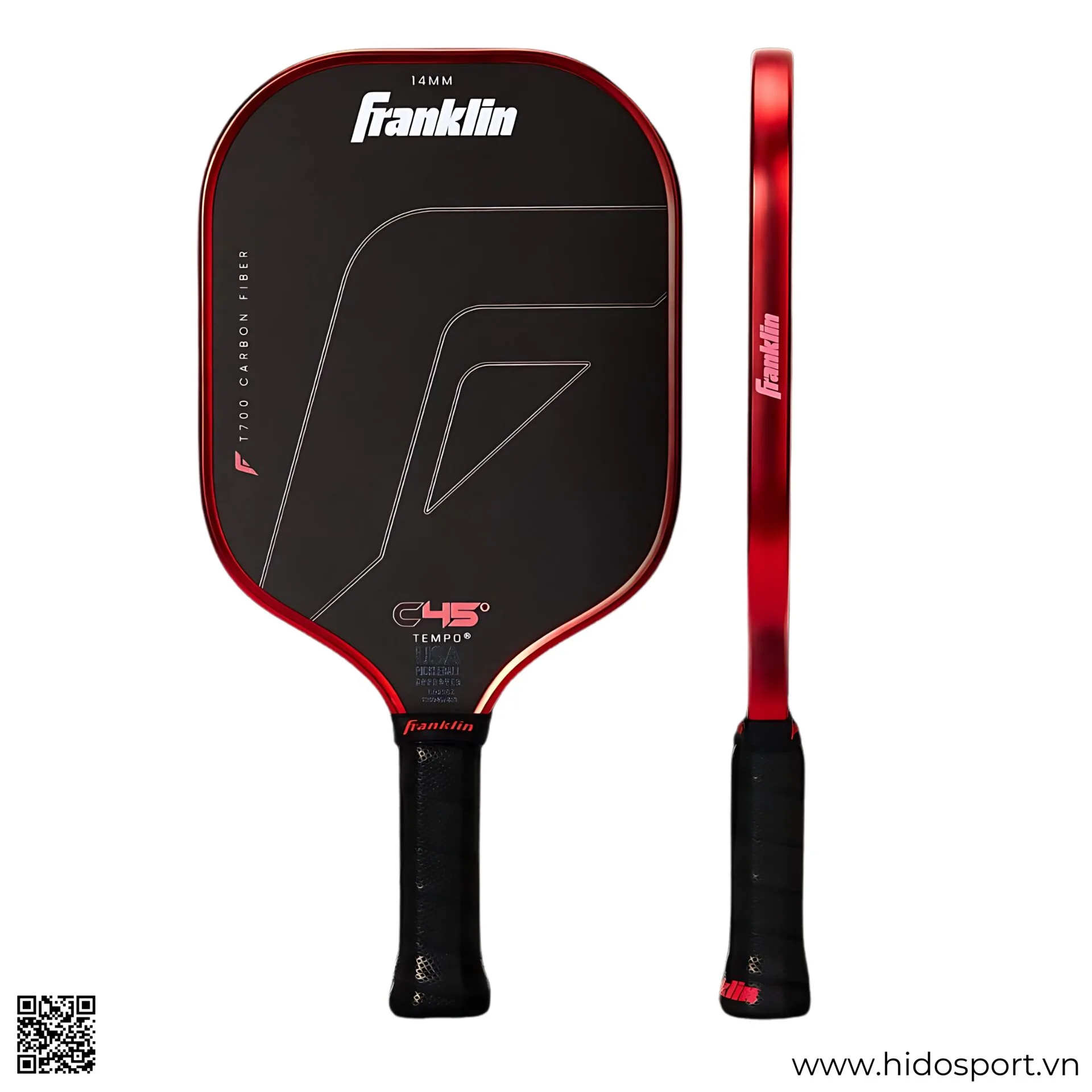 (TITLE)% Vot Pickleball Franklin C45 Carbon Fiber Paddle Series 14