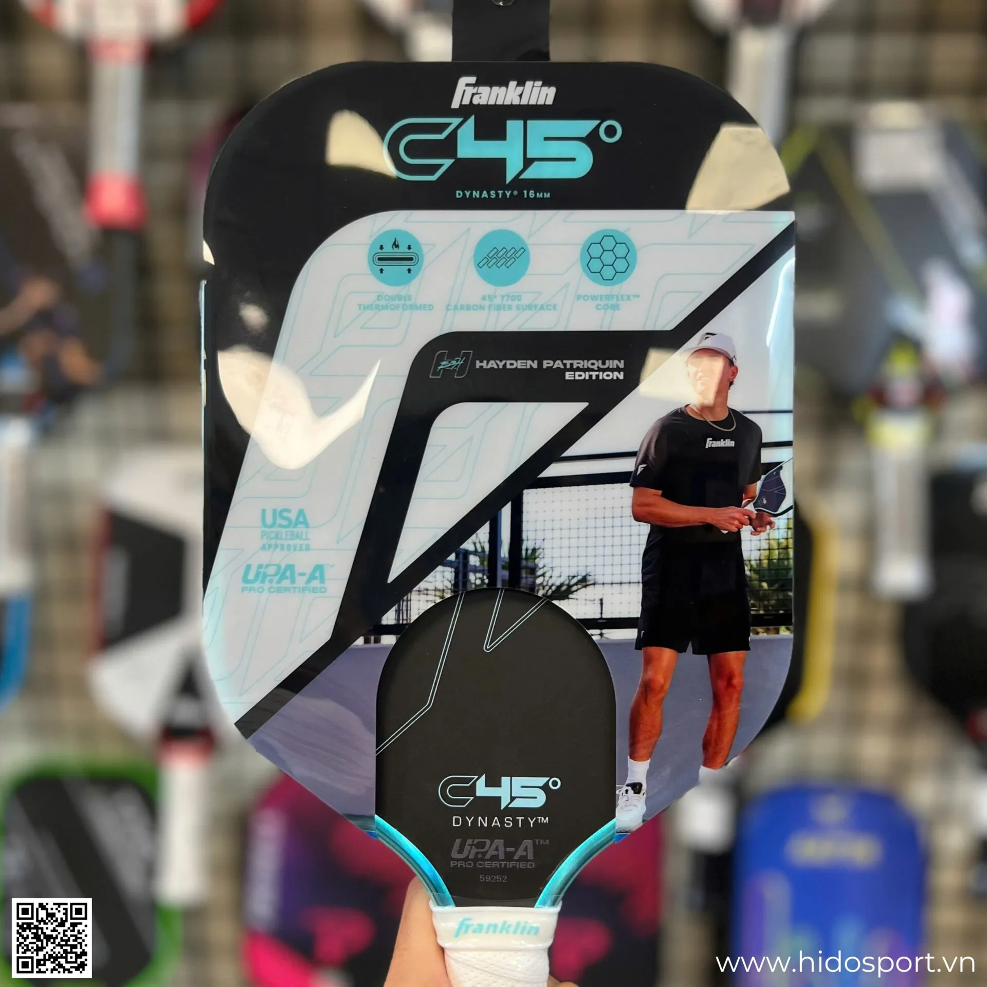 (TITLE)% Vot Pickleball Franklin C45 Hayden Patrinquin Edition Hinh Anh Doc Quyen Tai Hido Sport 04