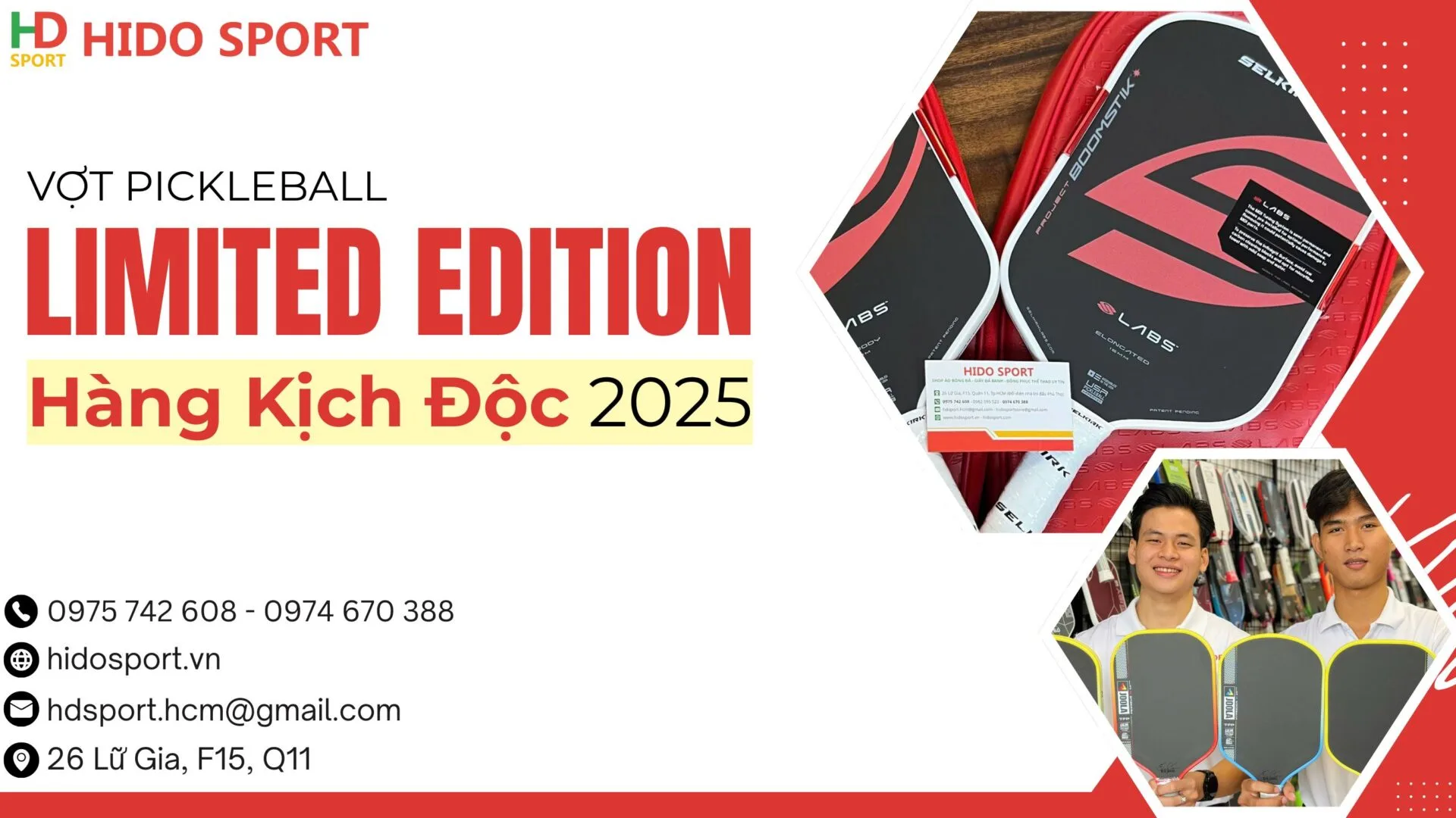 Vot Pickleball Limited Edition Kich Doc Tai Viet Nam