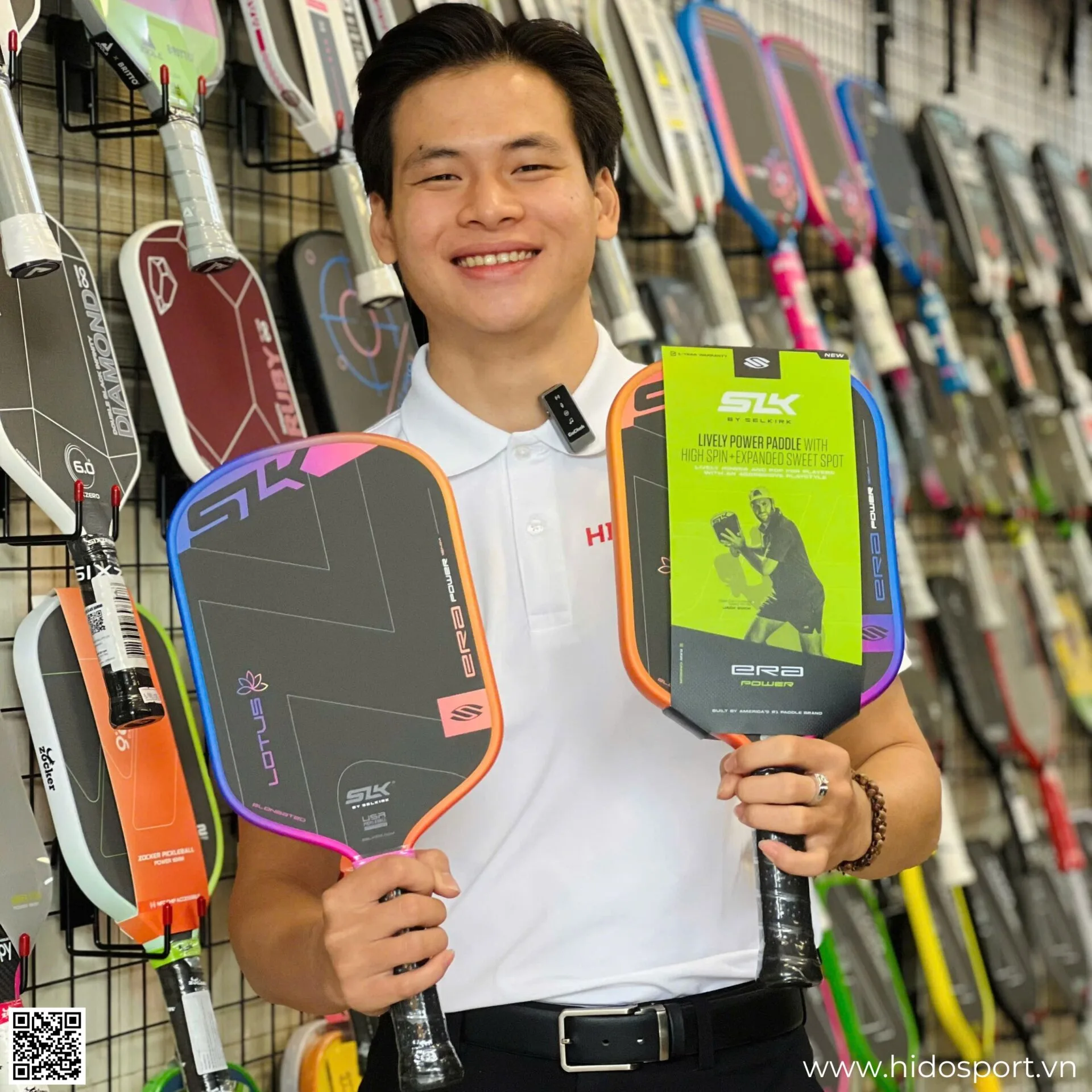 Vot Pickleball Selkrik Era Lotus Chinh Hang Limited Edition 16mm